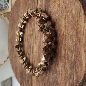 Vintage Bracelet Bangle Bracelets Victorian Slide On Bracelet Gold Vintage B0637